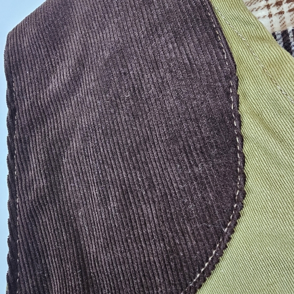 VINTAGE 40s Bob Allen Vest Hunting Shooting Skeet Trap Canvas Flannel Size 40 - Picture 3 of 13